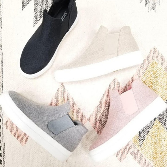 Pink Slip on high top soda platform soled sneaker - Picture 3 of 6